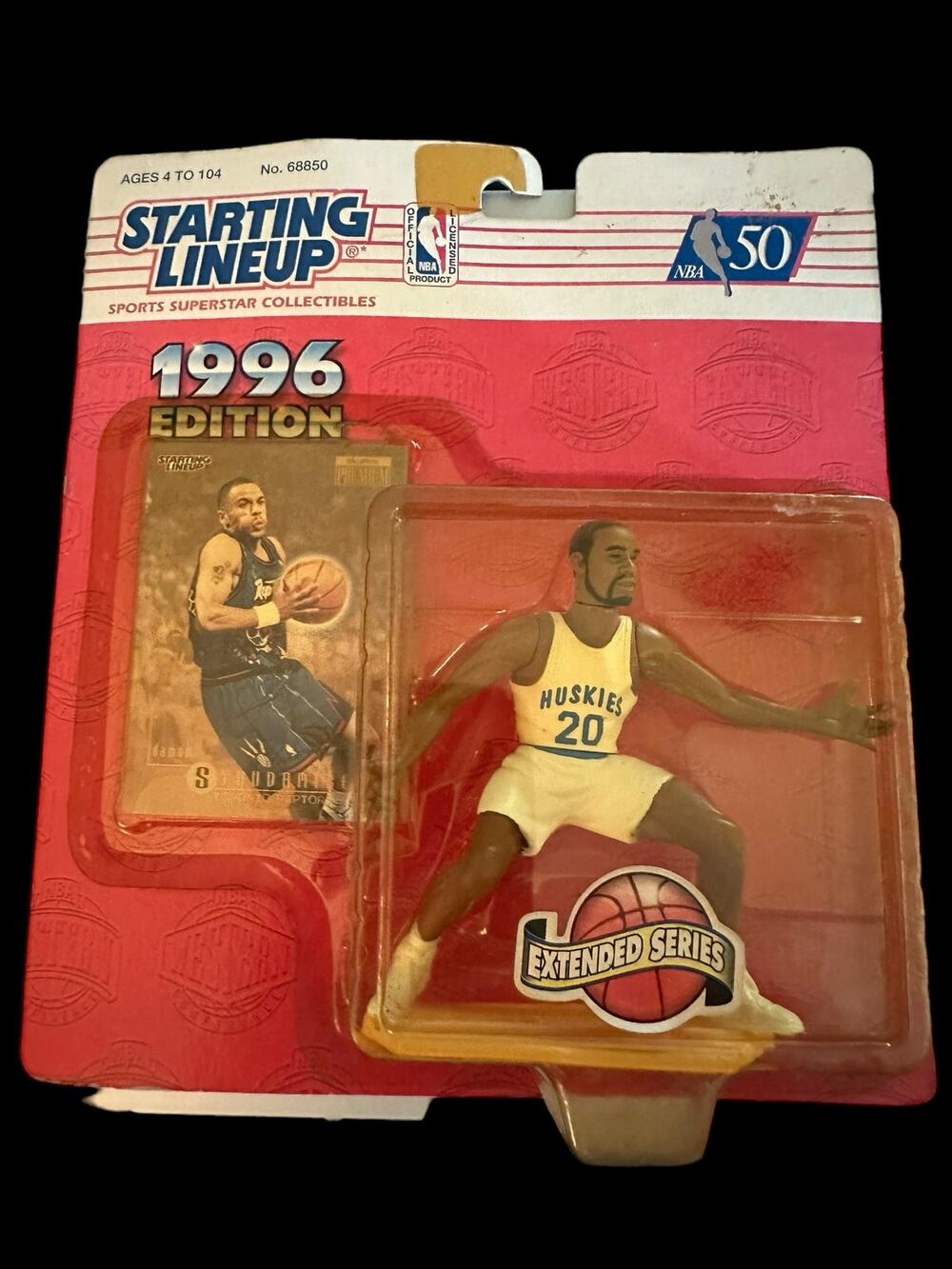 Starting Lineup Damon Stoudamire 1996 Extended Series Toronto Huskies